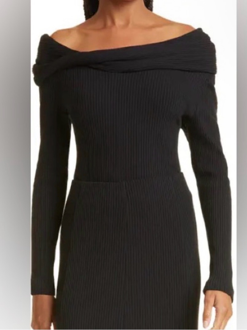 Amanza Off The Shoulder Organic Cotton Blend Bodysuit - Nwot - S